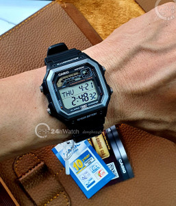 Đồng hồ Casio WS-1600H-1A - Nam - Quartz (Pin 10 Năm) Dây Nhựa - Chính Hãng - Size 42.1mm
