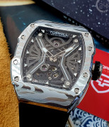 Đồng hồ Tophill Skeleton TUT003G.GB1158 - Nam - Kính Sapphire - Automatic (Tự Động) Dây Nhựa - Chính Hãng - Size 41mm