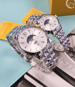 Đồng hồ Cặp KOI Moonphase (K006.403.65.1.03.03.07 - K006.103.65.1.03.03.07) - Kính Sapphire – Quartz (Pin) - Mặt Số (39mm - 29mm)