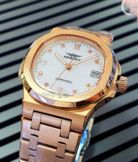 Đồng hồ Newsky NS5025L.S05 - Nữ - Kính Sapphire - Quartz (Pin) Dây Kim Loại - Chính Hãng - Size 34mm