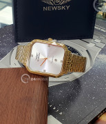 Đồng hồ Newsky NS5016G.S05 - Nam - Kính Sapphire - Quartz (Pin) Dây Kim Loại - Chính Hãng - Size 34*44mm