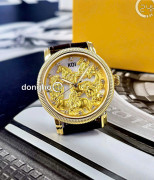 Đồng hồ Koi Bát Mã K009.436.63.2.29.36.04 - Nam - Kính Sapphire - Quartz (Pin) Dây Da - Mặt Số 40mm