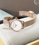 Đồng hồ August Berg M1WB0926A20MRG - Nữ - Kính Sapphire - Quartz (Pin) Dây Kim Loại - Chính Hãng - Size 26mm