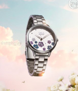 Đồng hồ Saga Chroma Dance 54390-SVCRSV-2 - Nữ - Quartz (Pin) - Mặt Số Đổi Màu - Đính Kim Cương - Size Mặt 34mm