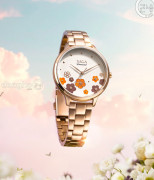 Đồng hồ Saga Chroma Dance 54390-LGCRLG-2A - Nữ - Quartz (Pin) - Mặt Số Đổi Màu - Đính Kim Cương - Size Mặt 34mm