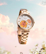 Đồng hồ Saga Chroma Dance 54390-LGWTLG-2A - Nữ - Quartz (Pin) - Mặt Số Đổi Màu - Đính Pha Lê - Size Mặt 34mm