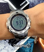 Đồng hồ Casio Protrek PRW-3100T-7DR - Nam - Tough Solar (Năng Lượng Ánh Sáng) Dây Vỏ Titanium - Chính Hãng