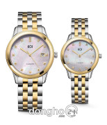 Đồng hồ Cặp Koi Flagship (K007.136.09.03.50.01.03 - K007.401.64.50.50.11.04) - Kính Sapphire - Quartz (Pin 10 Năm) - Mặt Số 38.5mm - 30mm