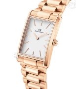 Đồng hồ Daniel Wellington Bound 3 Link Rose Gold DW00100702 - Unisex - Quartz (Pin) Dây Kim Loại - Chính Hãng - Size 35mm
