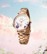 Đồng hồ Saga Chroma Dance 54390-LGCRLG-2A - Nữ - Quartz (Pin) - Mặt Số Đổi Màu - Đính Kim Cương - Size Mặt 34mm