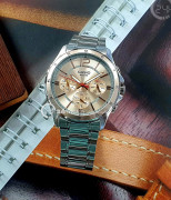 Đồng hồ Casio MTP-1374D-9A - Nam - Quartz (Pin) Dây Kim Loại - Chính Hãng - Size 43.5mm