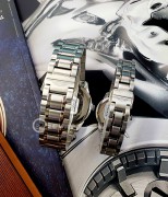 Đồng hồ SRWATCH Cặp SR80051.1102CF - Kính Sapphire - Quartz (Pin)  Chính Hãng