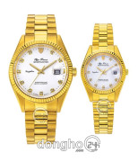 Đồng hồ Olym Pianus Cặp (OP89322GK-T - OP68322L29K-T) Kính Sapphire - Quartz (Pin) Chính Hãng - Size Mặt (40mm - 30mm)