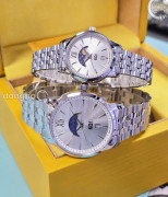 Đồng hồ Cặp KOI Moonphase (K006.403.65.1.03.03.07 - K006.103.65.1.03.03.07) - Kính Sapphire – Quartz (Pin) - Mặt Số (39mm - 29mm)