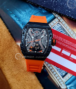 Đồng hồ Tophill Skeleton TUT003G.GR8158 - Nam - Kính Sapphire - Automatic (Tự Động) Dây Nhựa - Chính Hãng - Size 41mm