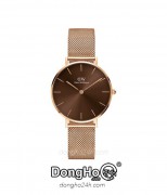 Đồng hồ Daniel Wellington Petite Amber Size 32mm DW00100477 - Nữ - Quartz (Pin) Dây Kim Loại - Chính Hãng