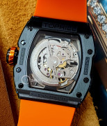 Đồng hồ Tophill Skeleton TUT003G.GR8158 - Nam - Kính Sapphire - Automatic (Tự Động) Dây Nhựa - Chính Hãng - Size 41mm
