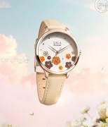 Đồng hồ Saga Chroma Dance 54390-LGCRYL-2 - Nữ - Quartz (Pin) - Mặt Số Đổi Màu - Đính Kim Cương - Size Mặt 34mm