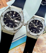 Đồng hồ Cặp Olym Pianus (OP990-45ADGS-GL-D - OP990-45DLS-GL-D) Kính Sapphire - Dây Cao Su - Chính Hãng