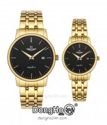 SRWATCH Cặp (SG1075.1401TE - SL1075.1401TE) Kính Sapphire - Quartz (Pin)  Chính Hãng