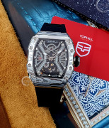 Đồng hồ Tophill Skeleton TUT003G.GB1158 - Nam - Kính Sapphire - Automatic (Tự Động) Dây Nhựa - Chính Hãng - Size 41mm