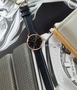 Đồng hồ August Berg 10140B01LBK - Nam - Kính Sapphire - Quartz (Pin) Dây Da - Chính Hãng - Size 40mm