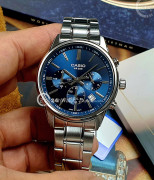Đồng hồ Casio MTP-E515D-2A1VDF - Nam - Quartz (Pin) Dây Kim Loại - Chính Hãng - Size 41mm