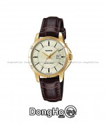 Đồng hồ Casio LTP-V004GL-9A - Nữ - Quartz (PIn) Dây Da - Chính Hãng