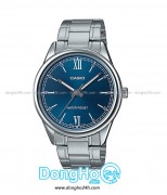 Casio Cặp (MTP-V005D-2B2 - LTP-V005D-2B3) Quartz (Pin) Dây KIm Loại - Chính Hãng