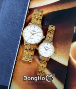 SRWATCH Cặp (SG1075.1402TE - SL1075.1402TE) Kính Sapphire - Quartz (Pin)  Chính Hãng
