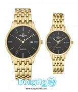 SRWATCH Cặp (SG1073.1401TE - SL1073.1401TE) Kính Sapphire - Quartz (Pin)  Chính Hãng