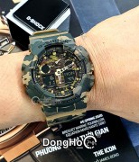 Đồng hồ Casio G-Shock GA-100CM-5A - Nam - Quartz (Pin) Dây Nhựa - Chính Hãng