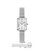 Đồng hồ Daniel Wellington Quadro Roman Numerals Date Sheffield DW00100863 - Nữ - Quartz (Pin) Dây Kim Loại - Chính Hãng - Size Mặt 20*26mm