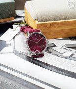 Đồng hồ August Berg 10232E15VBY - Nữ - Kính Sapphire - Quartz (Pin) Dây Da - Chính Hãng - Size 32mm