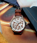 Đồng hồ Casio MTP-E308L-7AVDF - Nam - Quartz (Pin) Dây Da - Chính Hãng - Size 47mm