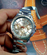 Đồng hồ Casio MTP-1374D-9A - Nam - Quartz (Pin) Dây Kim Loại - Chính Hãng - Size 43.5mm