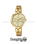 Casio LTP-E401G-9AV - Nữ - Quartz (Pin) Dây Kim Loại - Chính Hãng