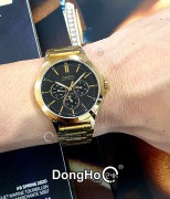 Casio Cặp (MTP-V300G-1AUDF - LTP-V300G-1AUDF) Quartz (Pin) Dây Kim Loại - Chính Hãng