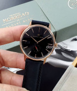 Đồng hồ August Berg 10140B01LBK - Nam - Kính Sapphire - Quartz (Pin) Dây Da - Chính Hãng - Size 40mm