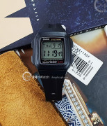 Đồng hồ Casio Digital F-201WA-1ADF - Nam - Quartz (Pin 10 Năm) Dây Cao Su - Chính Hãng