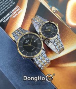 SRWATCH Cặp (SG1073.1201TE - SL1073.1201TE) Kính Sapphire - Quartz (Pin)  Chính Hãng