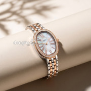 Đồng hồ Saga Stella 72109-RGMWTTR-2 - Nữ - Quartz (Pin) Đính Pha Lê - Mặt Số 28mm x 35mm