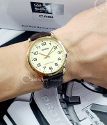 Đồng hồ Casio MTP-V001GL-9B - Nam - Quartz (Pin) Dây Da - Chính Hãng