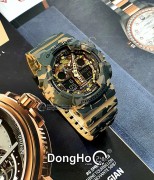 Đồng hồ Casio G-Shock GA-100CM-5A - Nam - Quartz (Pin) Dây Nhựa - Chính Hãng