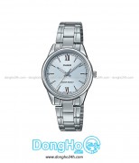 Casio Cặp (MTP-V005D-2B2 - LTP-V005D-2B3) Quartz (Pin) Dây KIm Loại - Chính Hãng