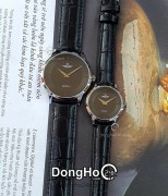 SRWATCH Cặp (SG3004.4101CV - SL3004.4101CV) Kính Sapphire - Quartz (Pin)  Chính Hãng