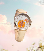 Đồng hồ Saga Chroma Dance 54390-LGWTYL-2 - Nữ - Quartz (Pin) - Mặt Số Đổi Màu - Đính Pha Lê - Size Mặt 34mm