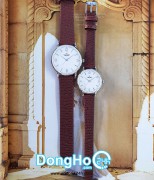 Srwatch Cặp (SG2086.4102RNT - SL2086.4102RNT) Kính Sapphire - Quartz (Pin) Dây Da