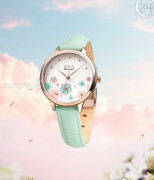 Đồng hồ Saga Chroma Dance 54390-LGCRGR-2 - Nữ - Quartz (Pin) - Mặt Số Đổi Màu - Đính Kim Cương - Size Mặt 34mm