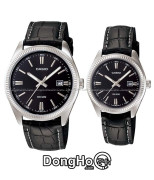 Casio Cặp (MTP-1302L-1AV - LTP-1302L-1AV) Quartz (Pin) Dây Da - Chính Hãng